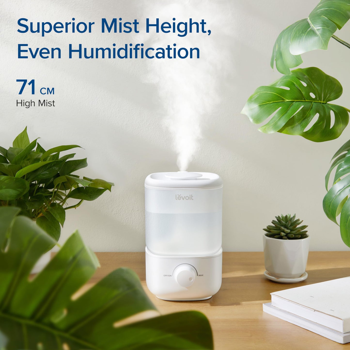 - LEVOIT Top Fill Humidifier | 2.5L Tank | Easy to Fill & Clean -
