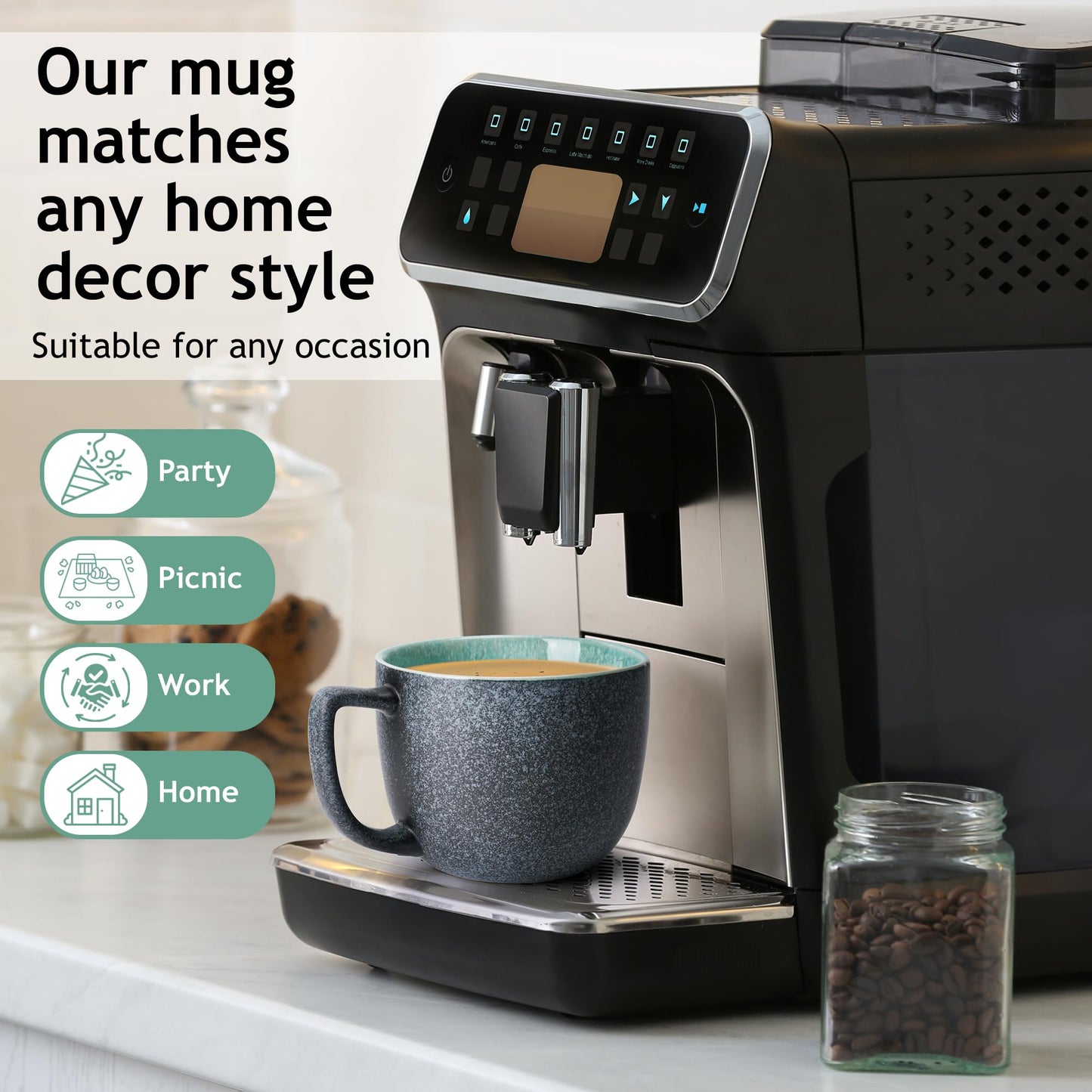 - MIAMIO | 6 x 470 ml coffee cups -