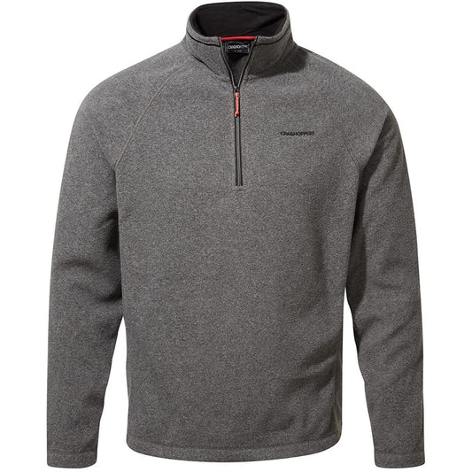 Craghoppers Mens Corey HZ Fleece Black Pepper Marl L