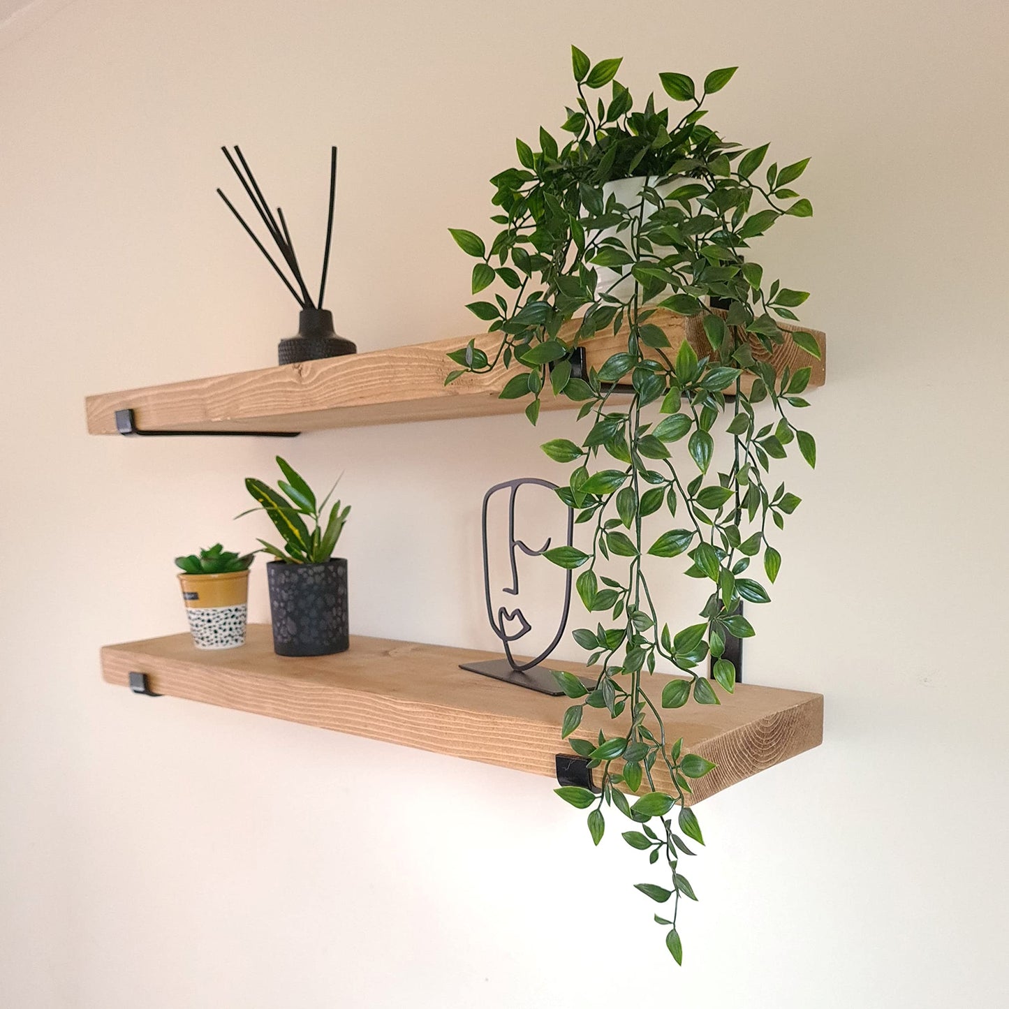 - Masterplank Wall Shelves Set of 2 | 70 x 22 x 4.4 | Decorative Shelves -