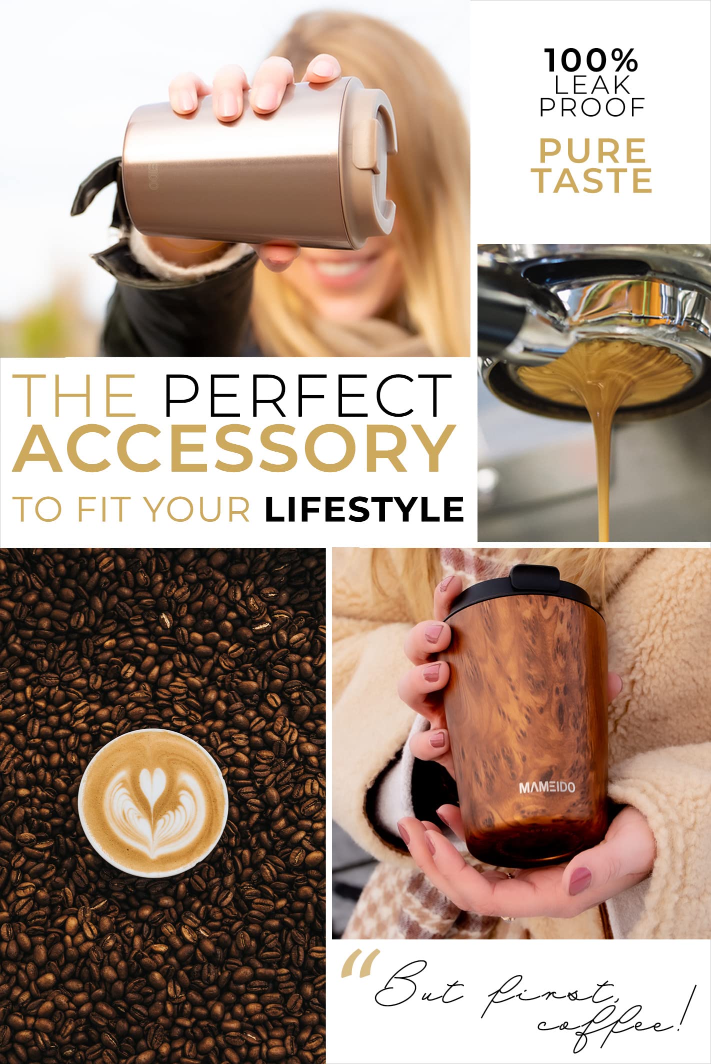 - MAMEIDO Coffee Cup Travel Mug 350ml | 470ml & 700ml -