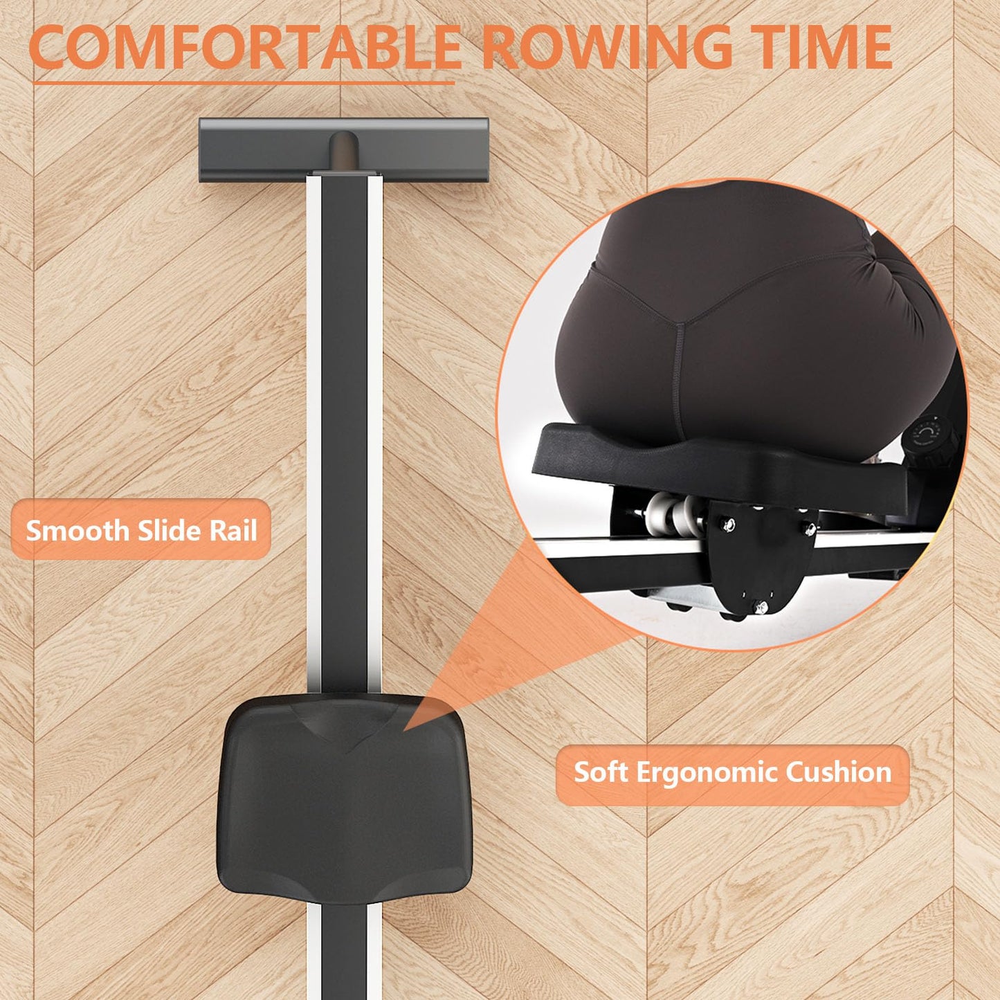 - Jupgod 16 Levels | Adjustable Magnetic Rowing Machine | Phone Holder -