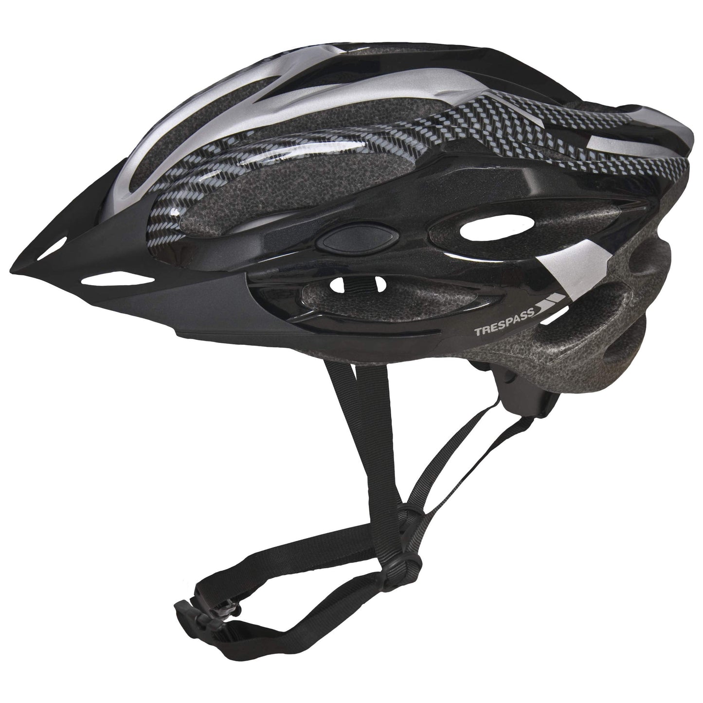 - Trespass Crankster | Black | Adjustable Cycle Safety Helmet | Small / Medium | Black -