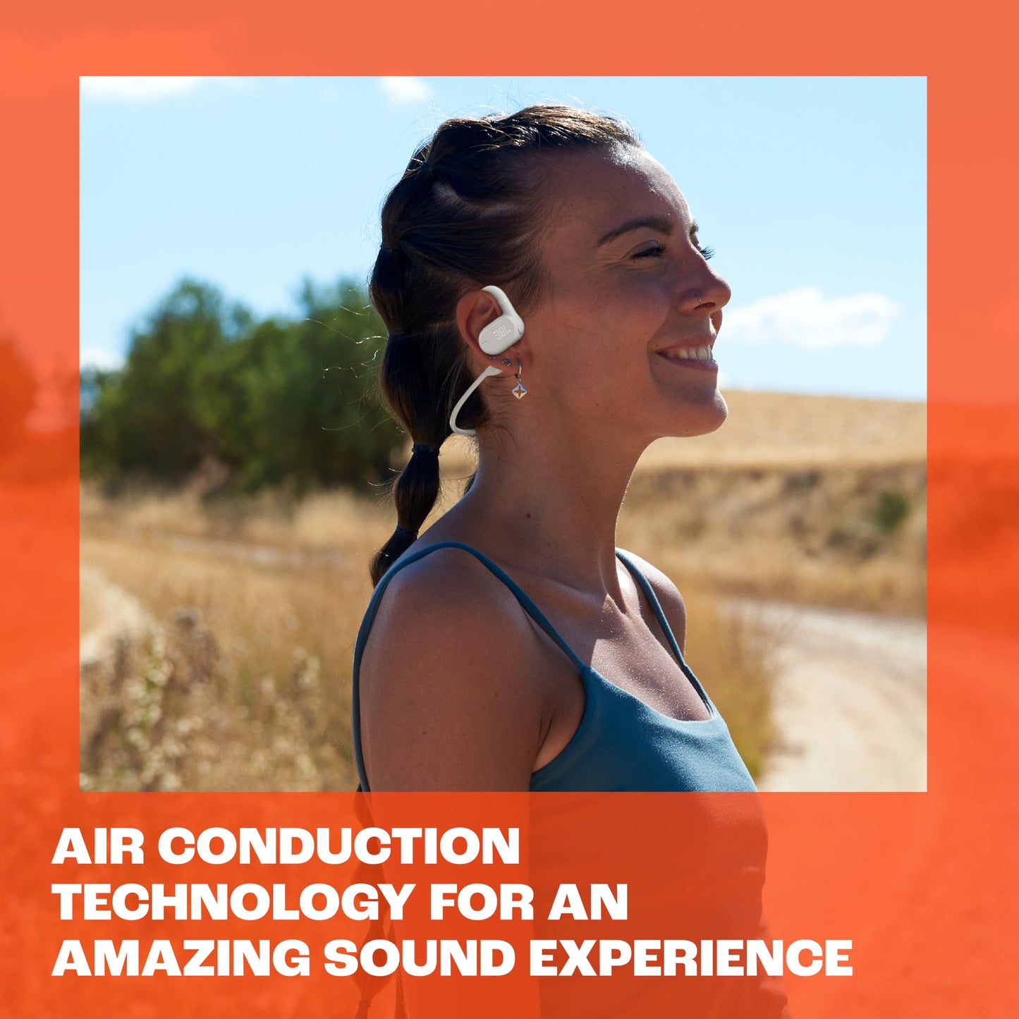 - JBL Soundgear Sense | Wireless Bluetooth Open-Ear Headphones | Waterproof with Comfortable Fit -
