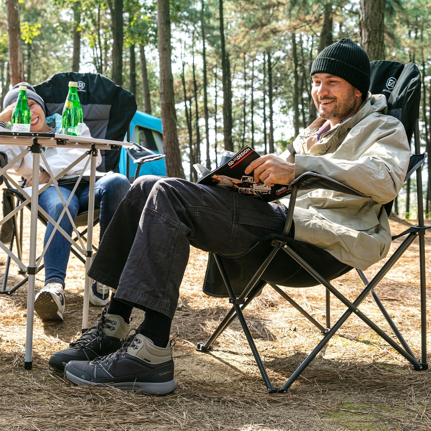 - EVER ADVANCED Camping Chairs -