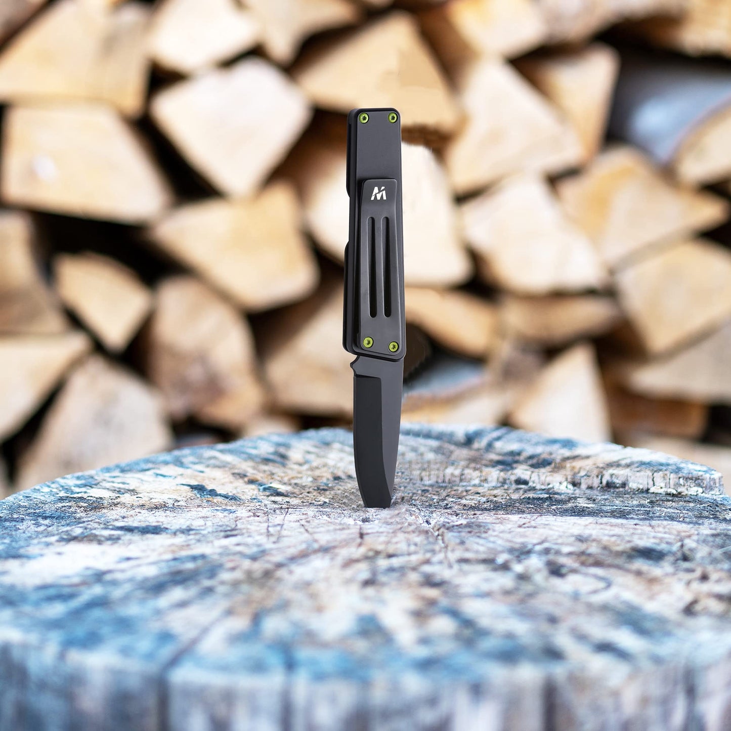 - Whitby Pocket Knife, 2.5" Mint Stainless Steel Folding Knives Charcoal Grey Finish