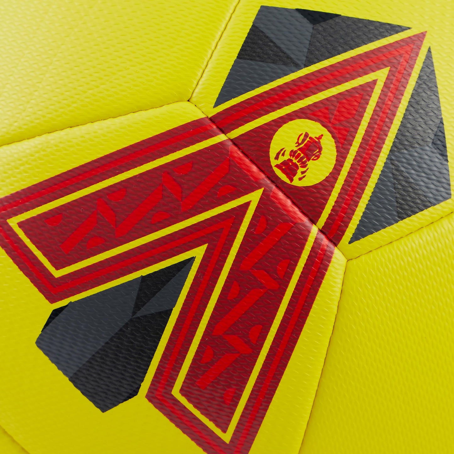 - Mitre Training FA Cup Football | High Performance Training Ball | Yellow/Grey/Red | Size 5 -