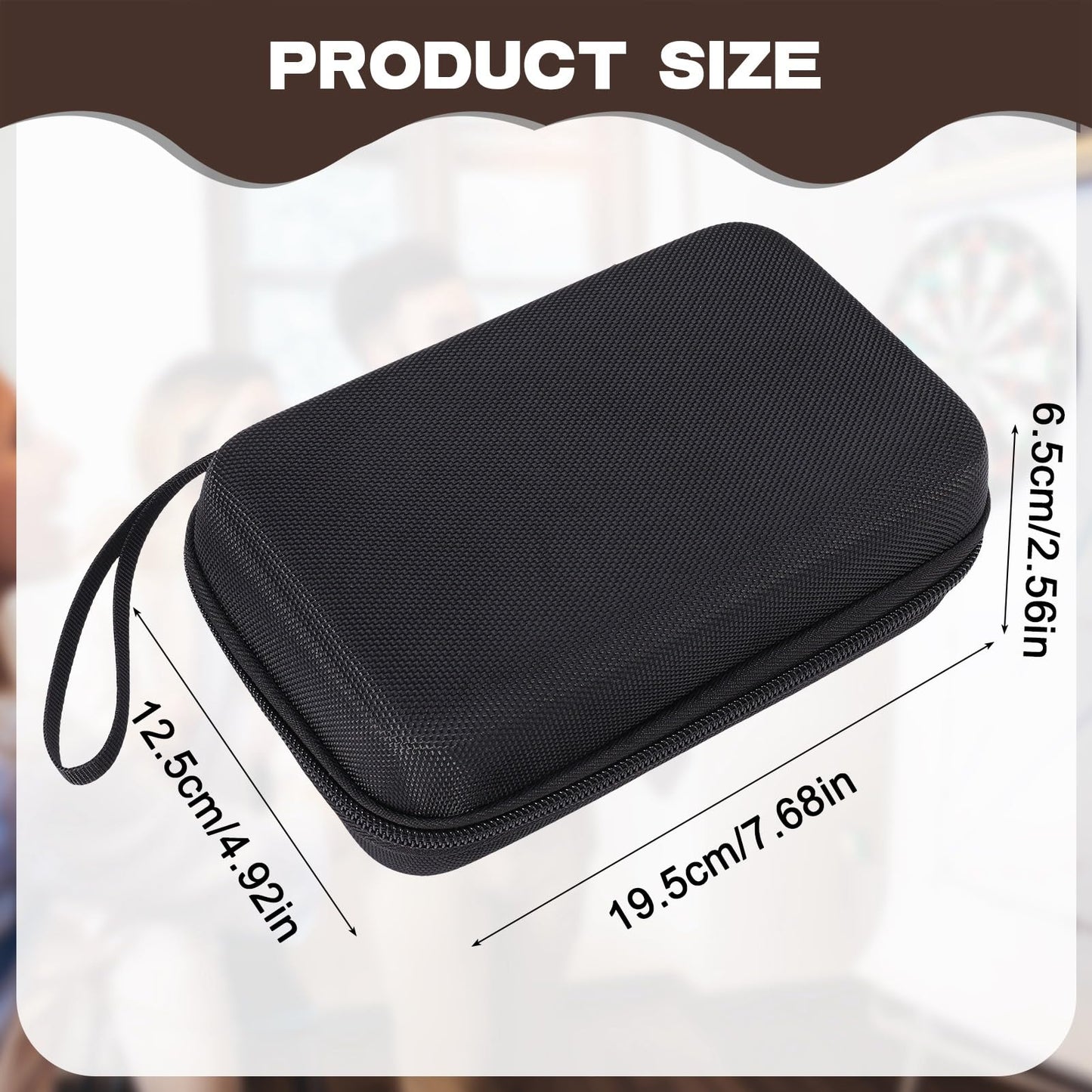 - Invalidism Darts Wallet,Dart Case |Dart Cases Mens Holds 18 Darts,Portable & Durable -