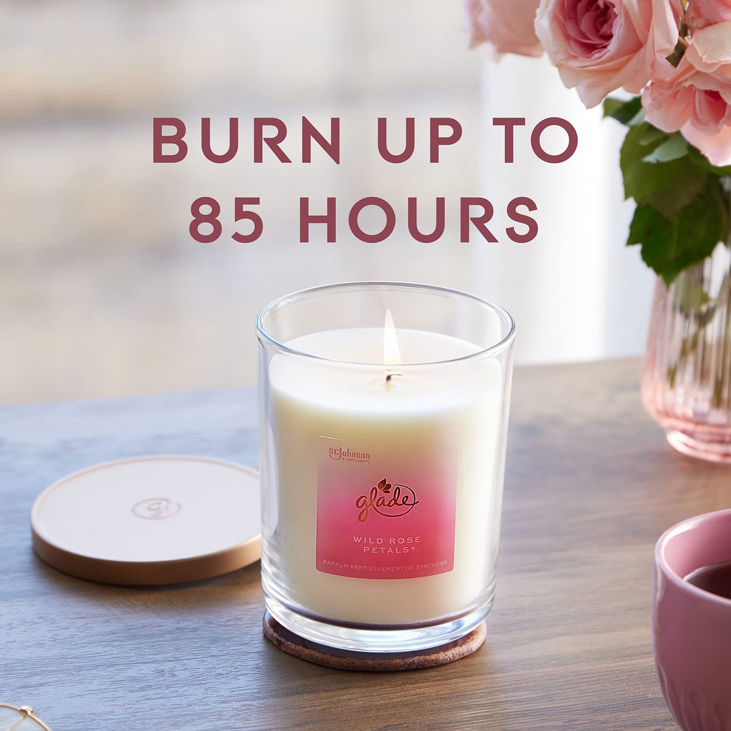 - Glade Extra Large Scented Candle | Home Décor Jar Candle Infused with Essential Oils -