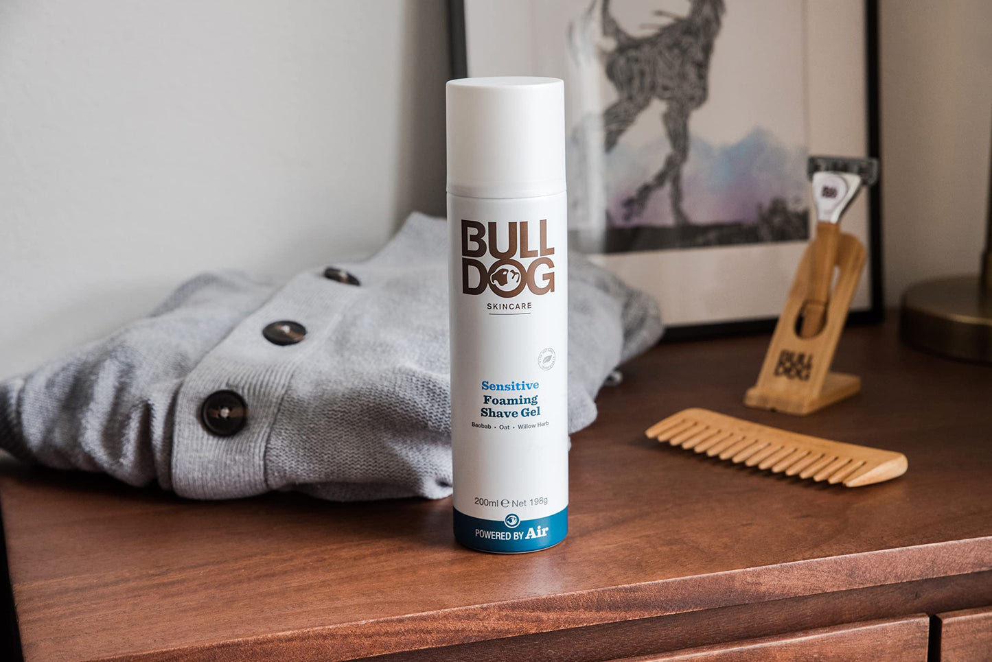 BULLDOG SKINCARE - Sensitive Foaming Shave Gel | Smooth and conditioning | 200 ml