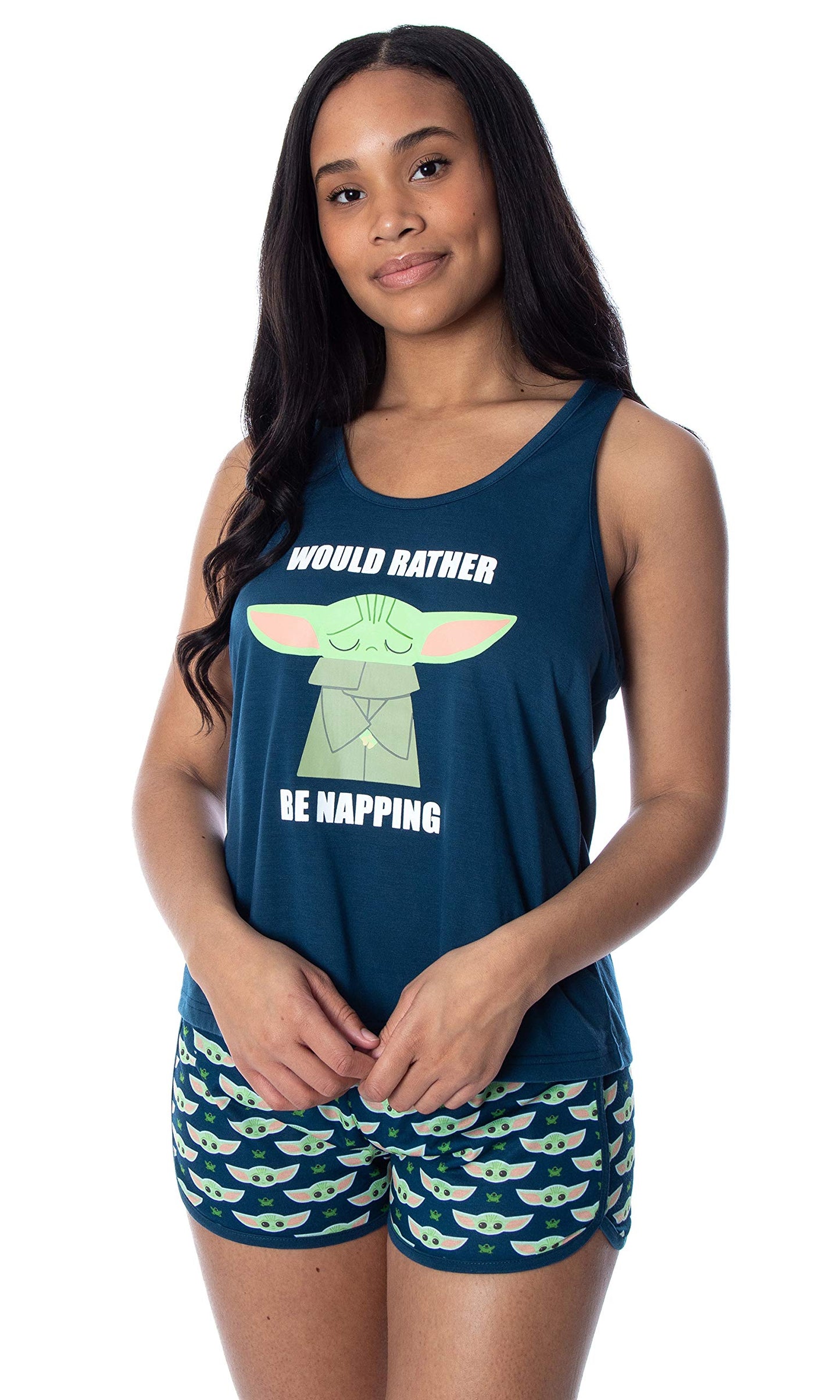 - Star Wars Women's | The Mandalorian Baby Yoda Rather Be Napping -