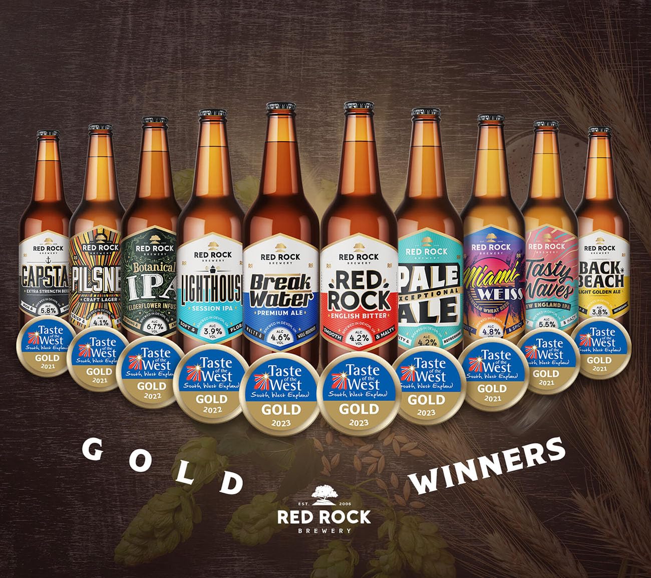 British Craft Ale Taster Pack - Case of 12x 500ml English Beer Selection Bundle (Mix)