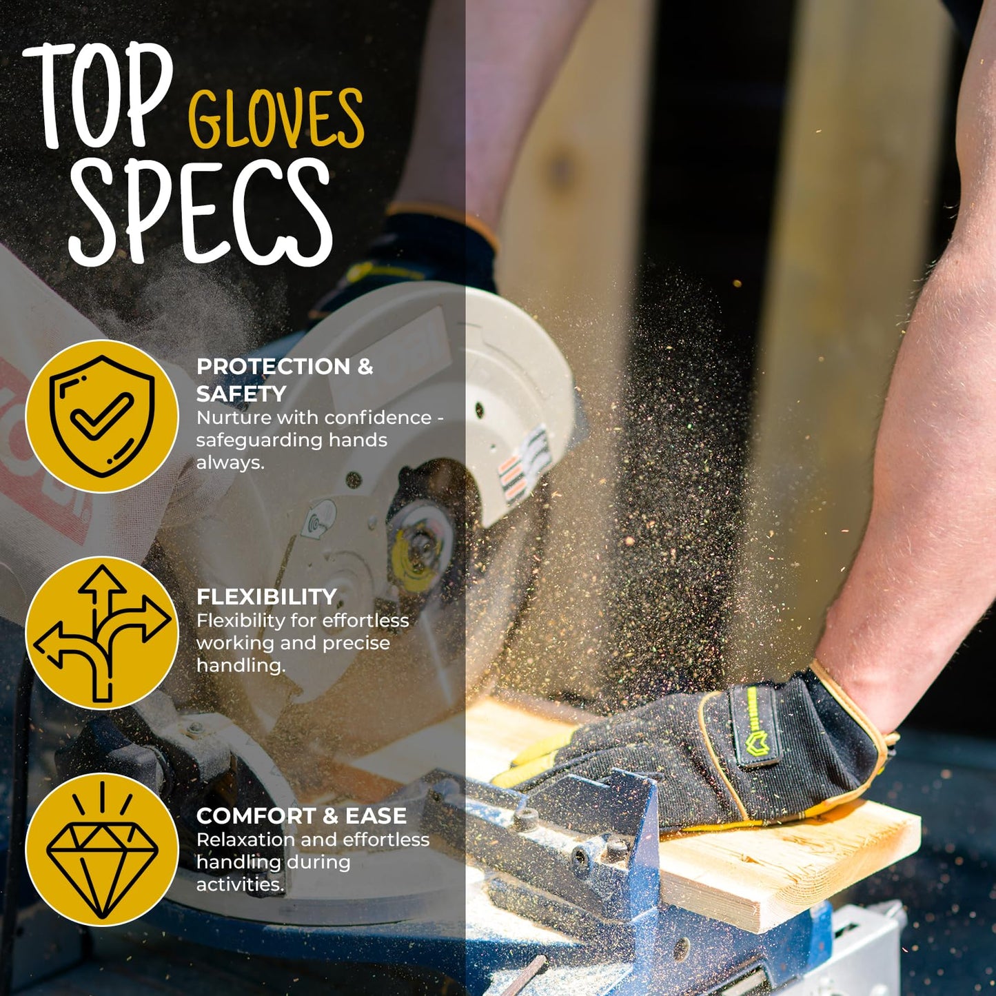 - WESTWOOD FOX Gardening Working Gloves Garden Thorn Proof