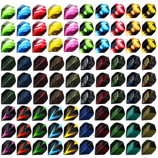 - KALIONE 90Pcs Dart Flights | Standard Dart Flights Durable PET Dart Flights -