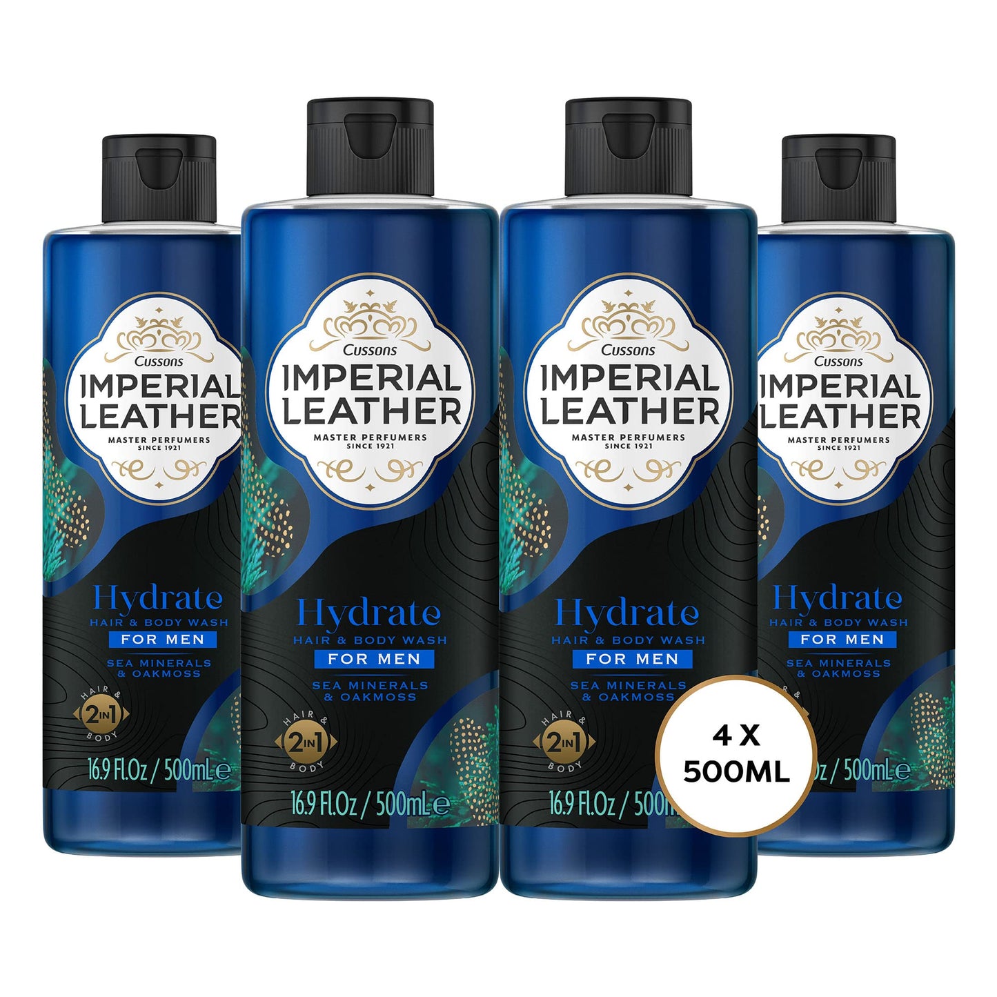 - Imperial Leather Hydrate Men Shower Gel 2in1 Hair and Body Wash -