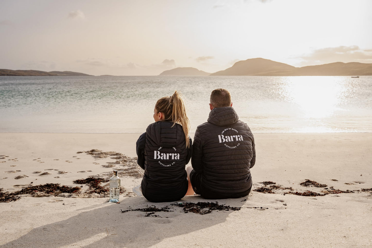 Barra Distillers Barra Atlantic Gin 70cl - 46% ABV - Award Winning Scottish Gin from the Outer Hebrides - Island Born Premium London Dry Gin - 100% Plastic-Free and Recyclable Luxury Gin Bottle