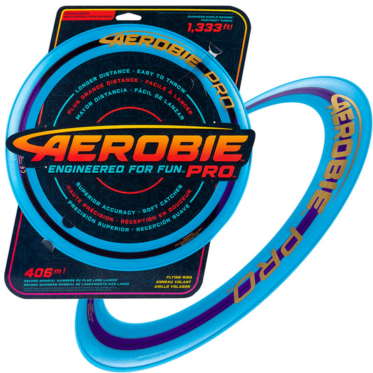 Aerobie 13” Pro Ring- Guinness World Record Flying Ring, For Boys Girls Kids Outdoor Beach Garden Sports Toy, Engineered for Fun, Flying Disc Frisbee Ring for Ages 12+