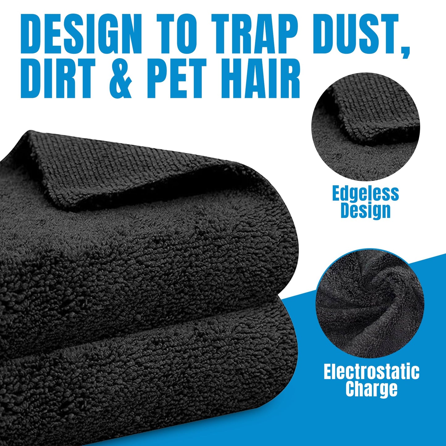 - Towelogy® Microfibre Duster Cloths | 3x More Effecient At Picking Up Dust | Non Abrasive -
