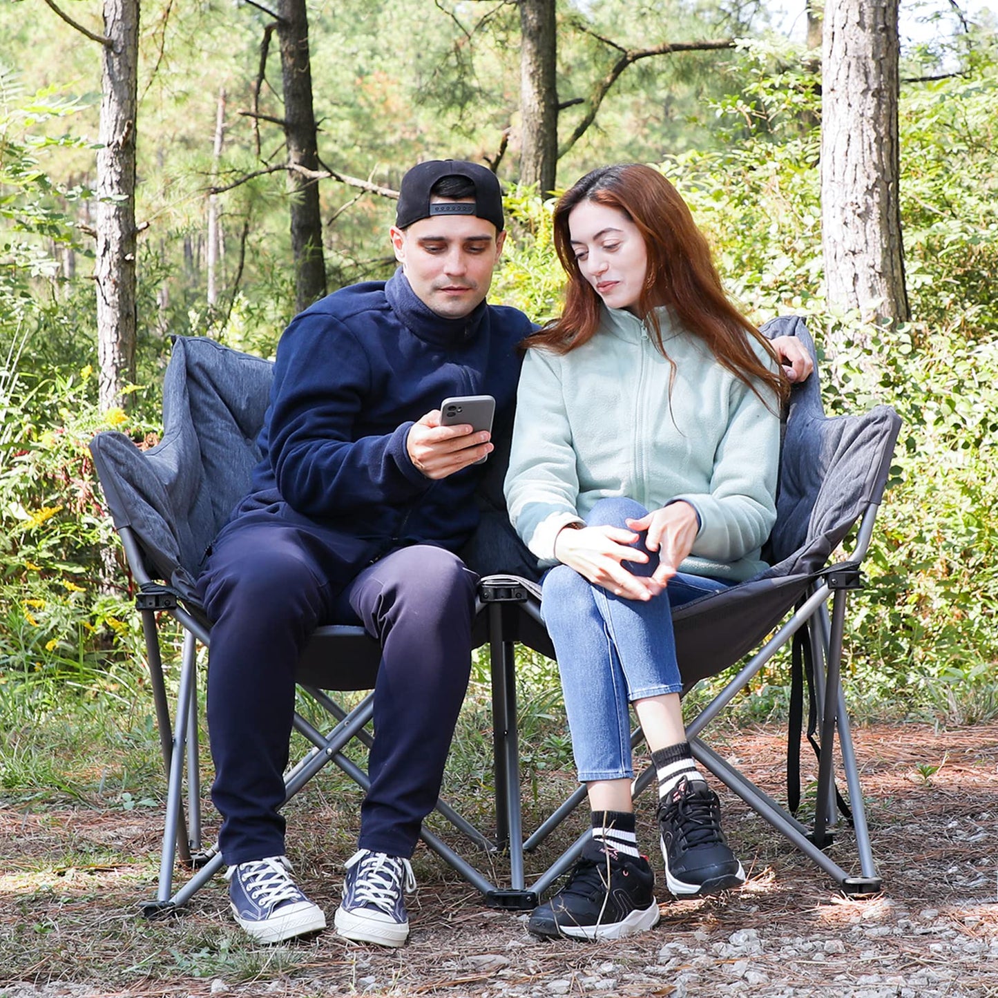- EVER ADVANCED Camping Chair | Double -