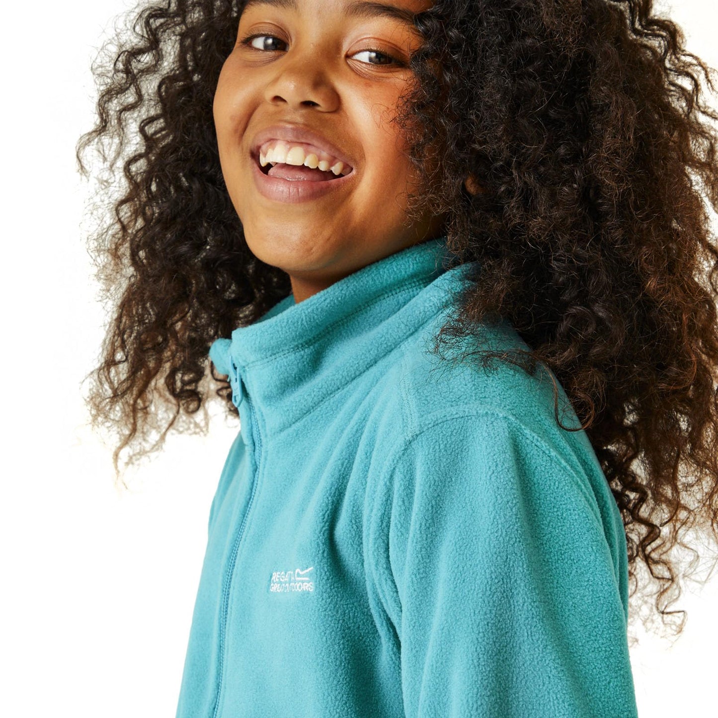 -cRegatta Kids King II Lightweight Fleece Jacket | Tahoe Blue -