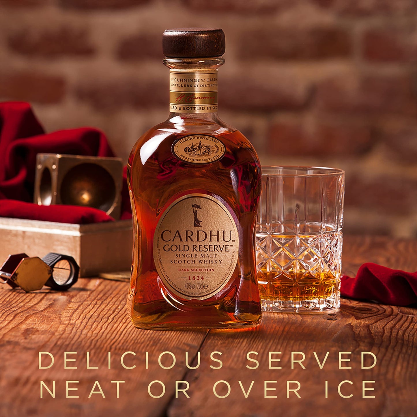 Cardhu Gold Reserve Single Malt Scotch Whisky | 40% vol | 70cl | Scottish Whisky | Notes of Baked Apple & Toffee | From One of the Oldest Speyside Whisky Distilleries