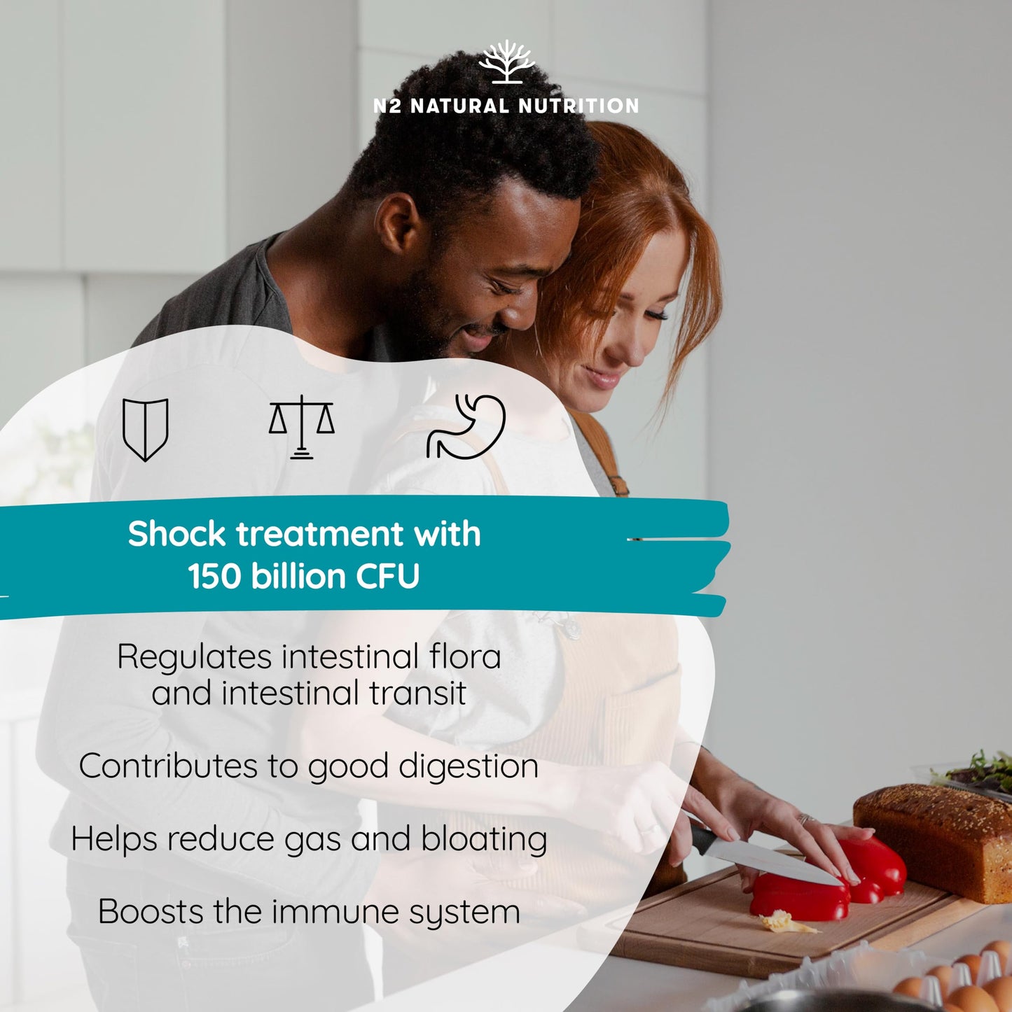 - Probiotics 400 Billion | CFU/gr* Shock Treatment with 20 Multi Strains -