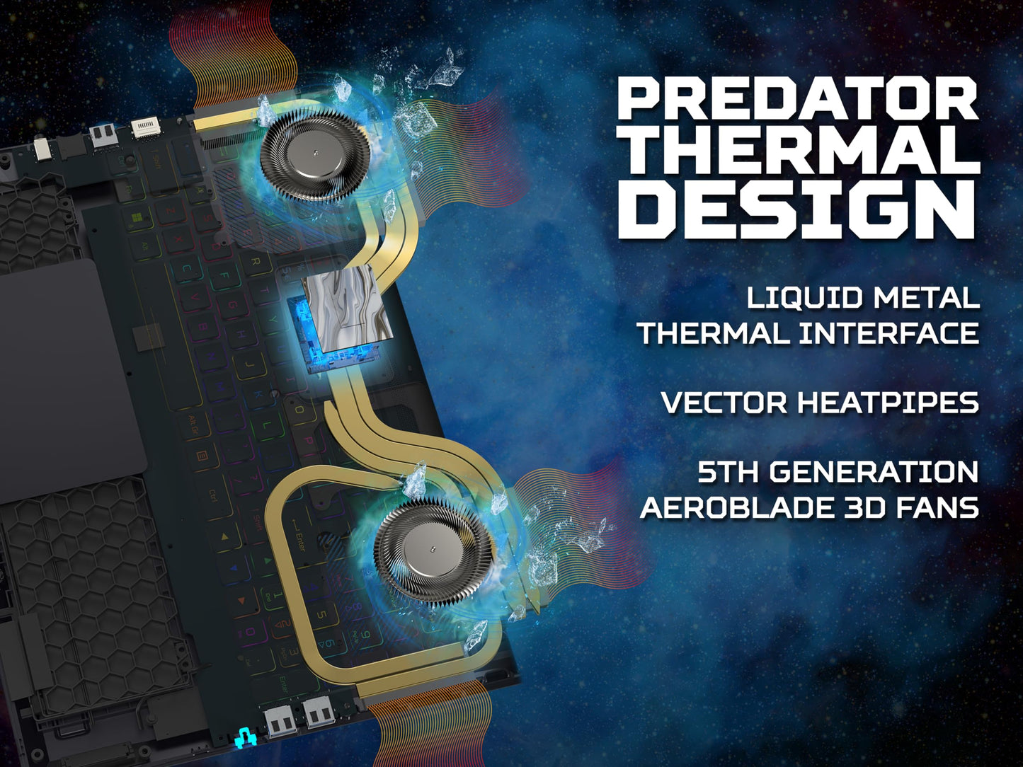 Acer Predator Helios Neo 18 PHN18-71 Gaming Laptop - Intel Core i7-14700HX, 16GB, 1TB SSD, NVIDIA GeForce RTX 4070 8G, 18" WQXGA IPS 165Hz, Windows 11, Black