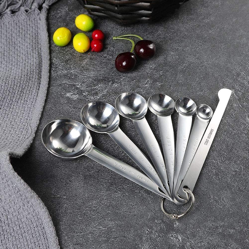 - Measuring Cups & Spoons Set of 12 | Premium Stainless Steel 5 Measuring Cups and 6 Measuring Spoons -