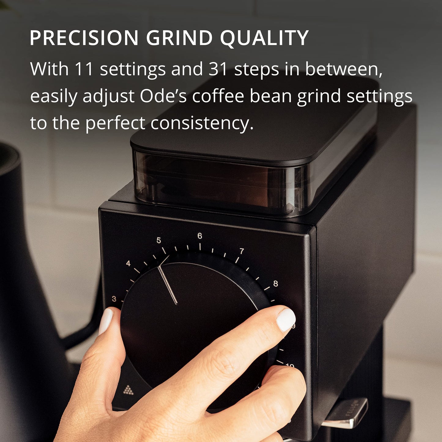- Fellow Ode Brew Grinder | Electric Burr Coffee Grinder | 31 Settings for Drip | French Press -