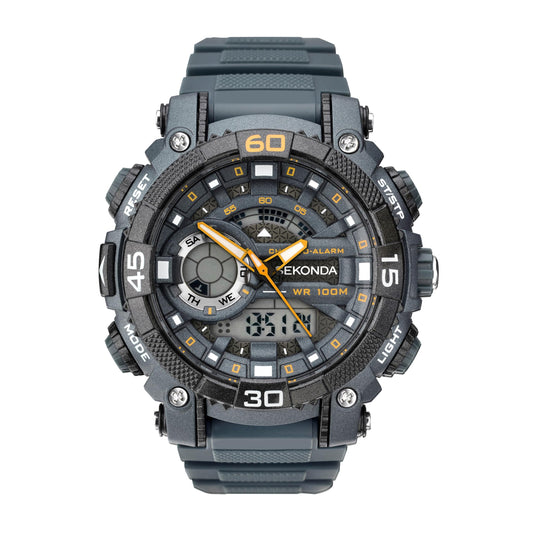 - Sekonda Mens Digital Quartz Watch | PU Strap 1349.05 -