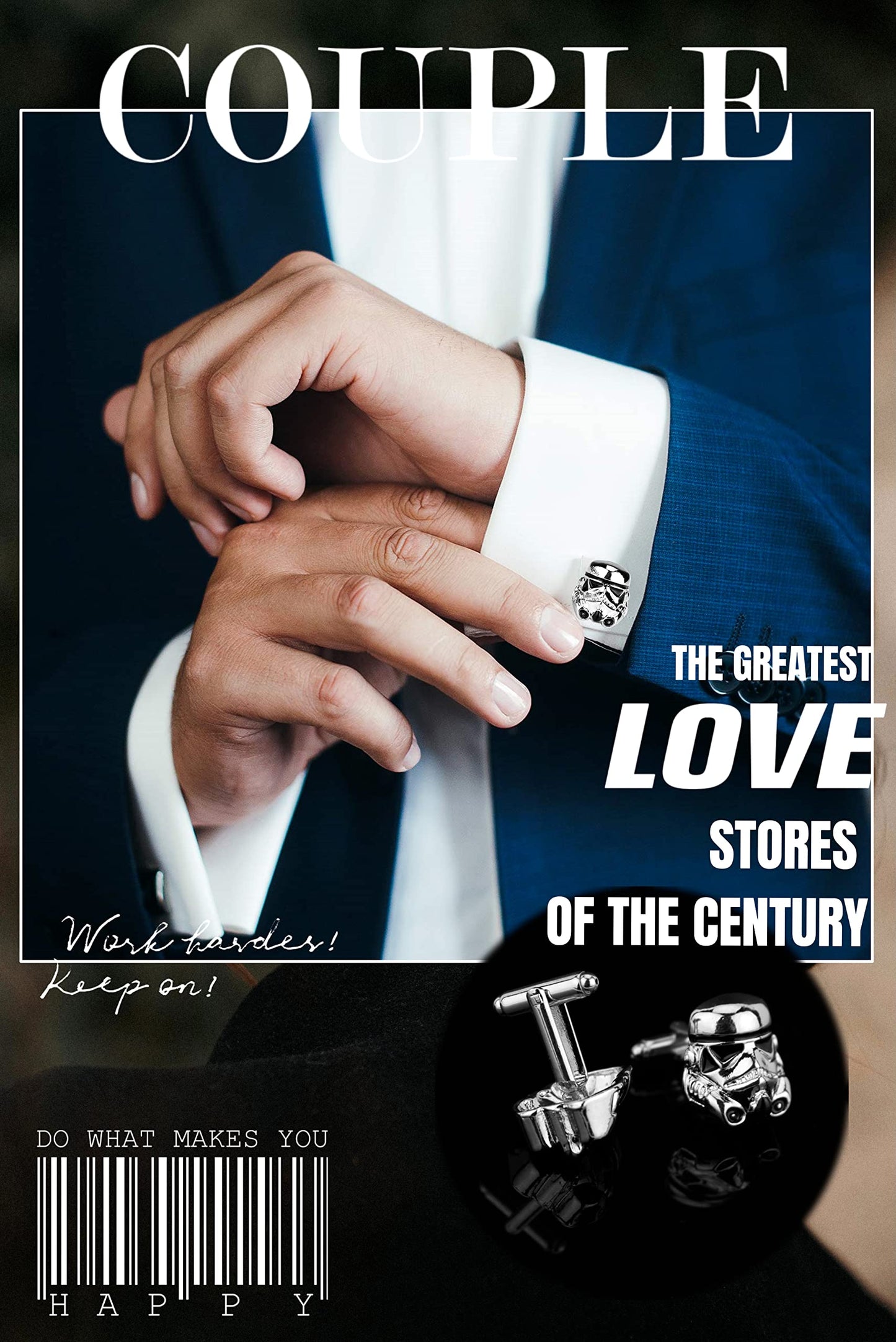 - GAUEIOUR Stormtrooper Cufflinks -