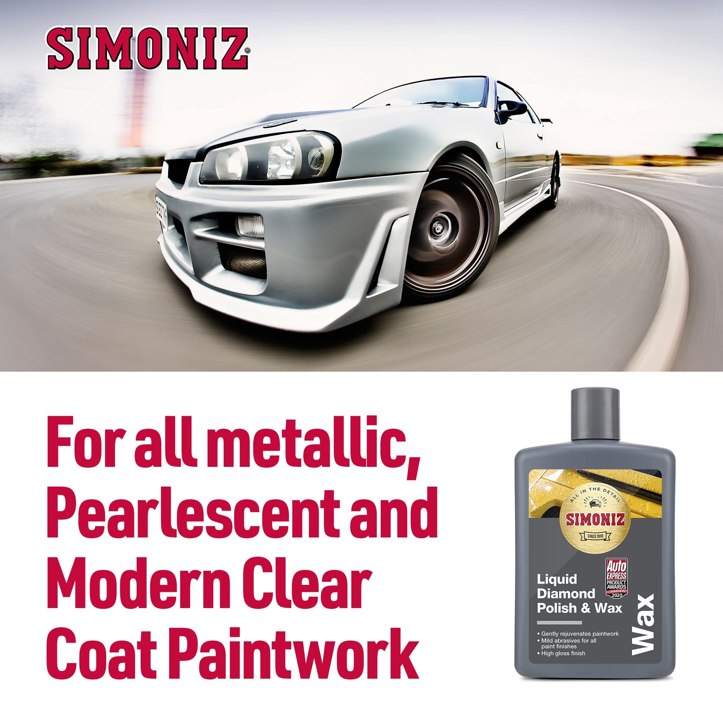 - Simoniz Liquid Diamond Polish & Wax | Car Wax & Polish | Dual Action -