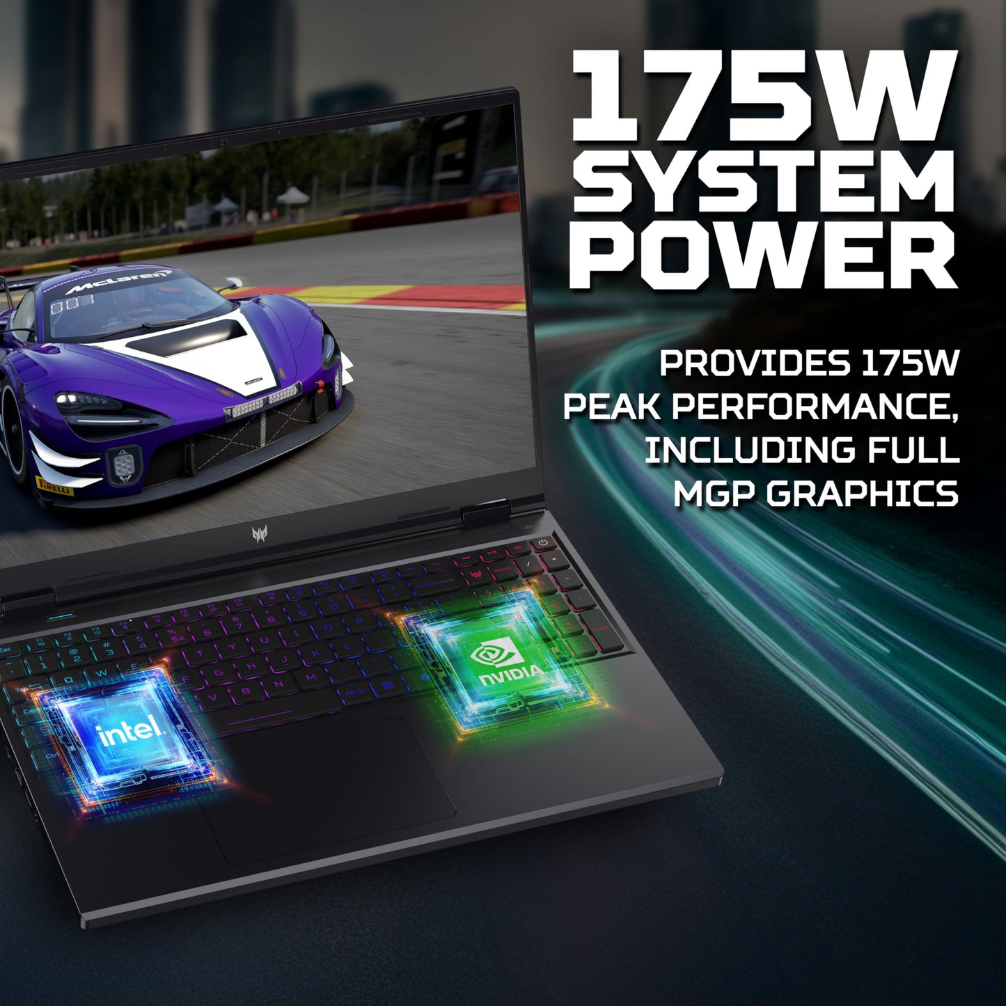 Acer Predator Helios Neo 16 PHN16-72 Gaming Laptop - Intel Core i7-14650HX, 16GB, 1TB SSD, NVIDIA GeForce RTX 4060 8G, 16" WQXGA IPS 165Hz, Windows 11, Black