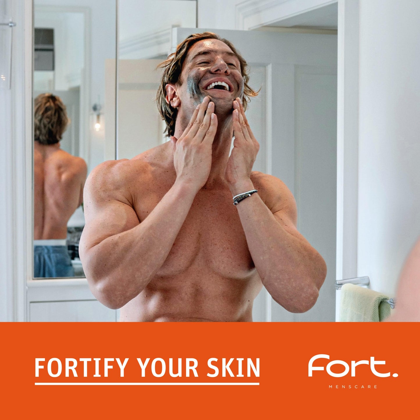 - Fort Skincare | Activated Charcoal Cleanser for Men | 50ml | Improves Skin | Removes Dirt | Controls Oil -