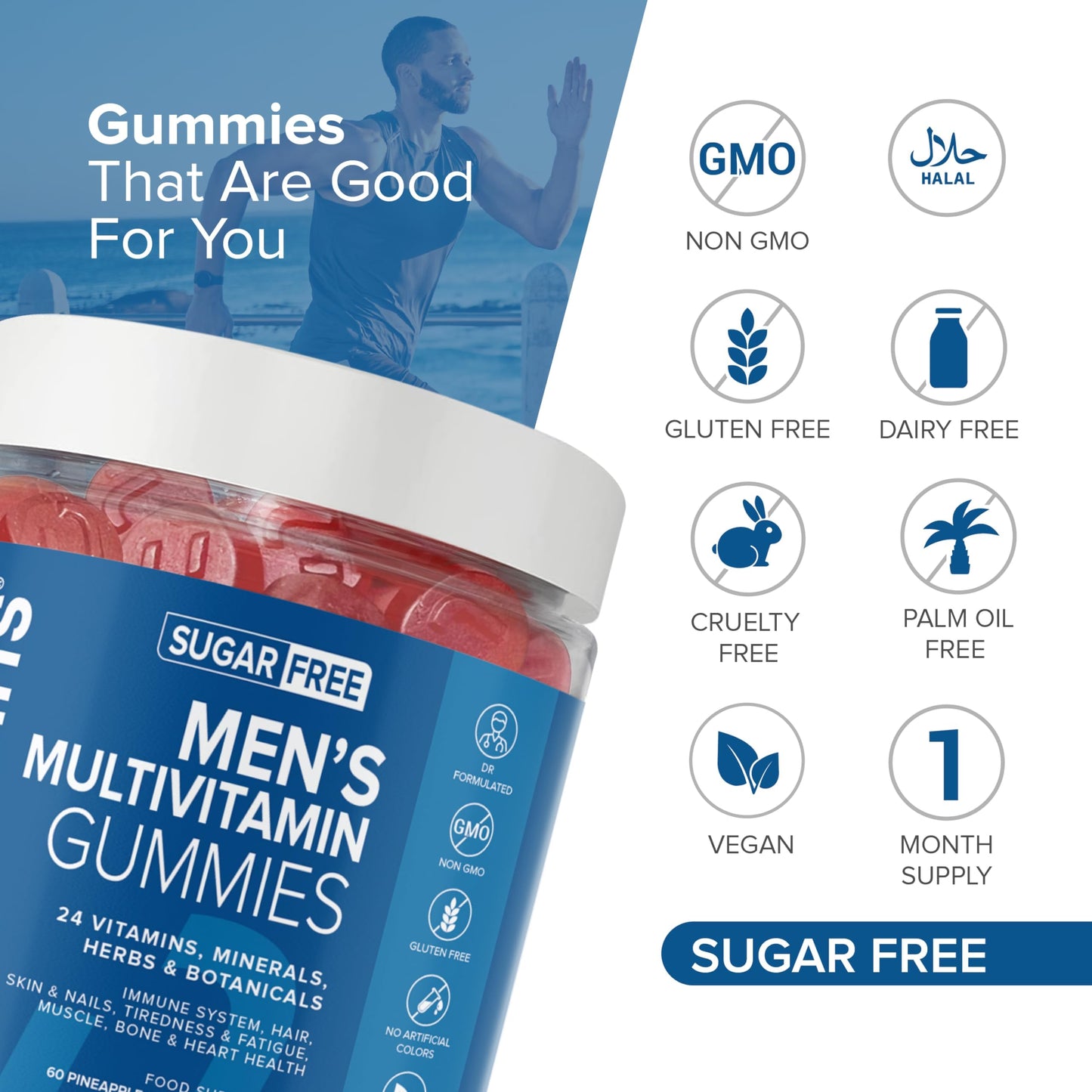 - Novomins Multivitamin Gummies for Men | 24 Essential Multi Vitamins and Minerals for Men –