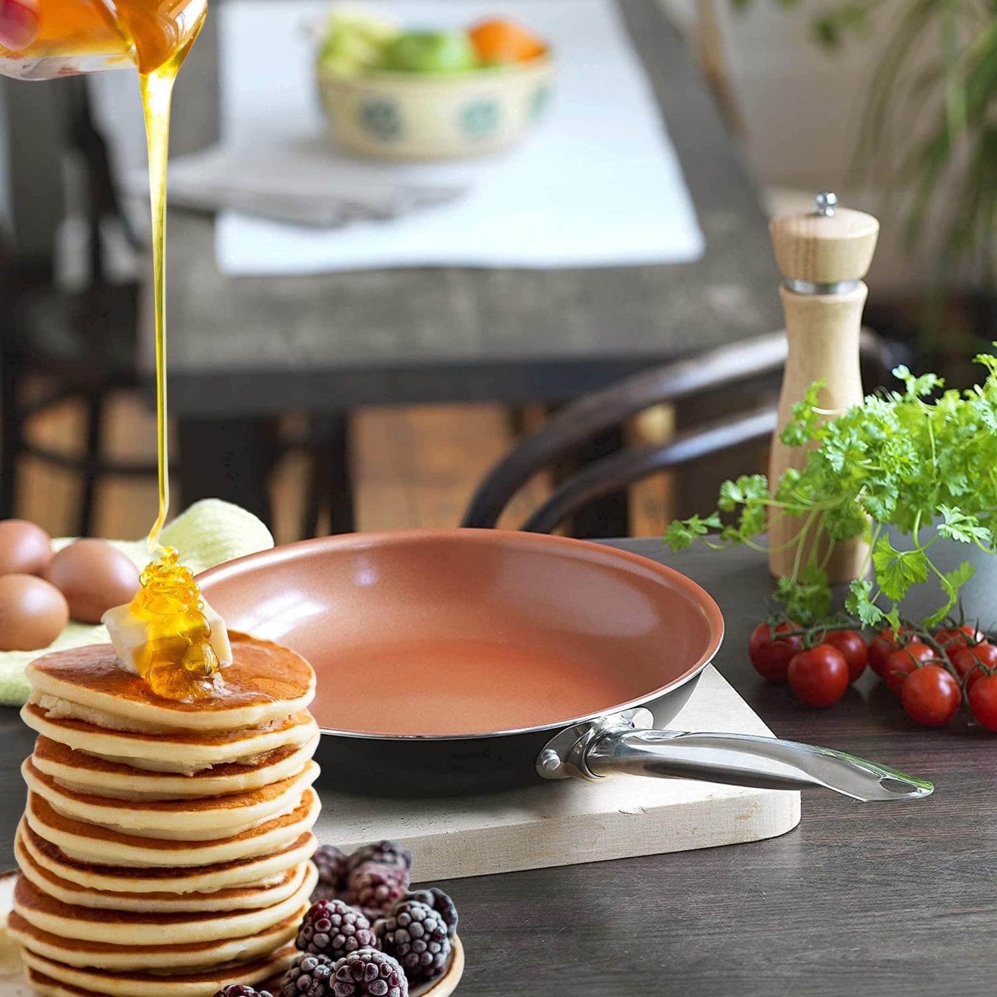 - Home Icon | Non Stick Frying Pan With Ceramic Coating | 26cm -