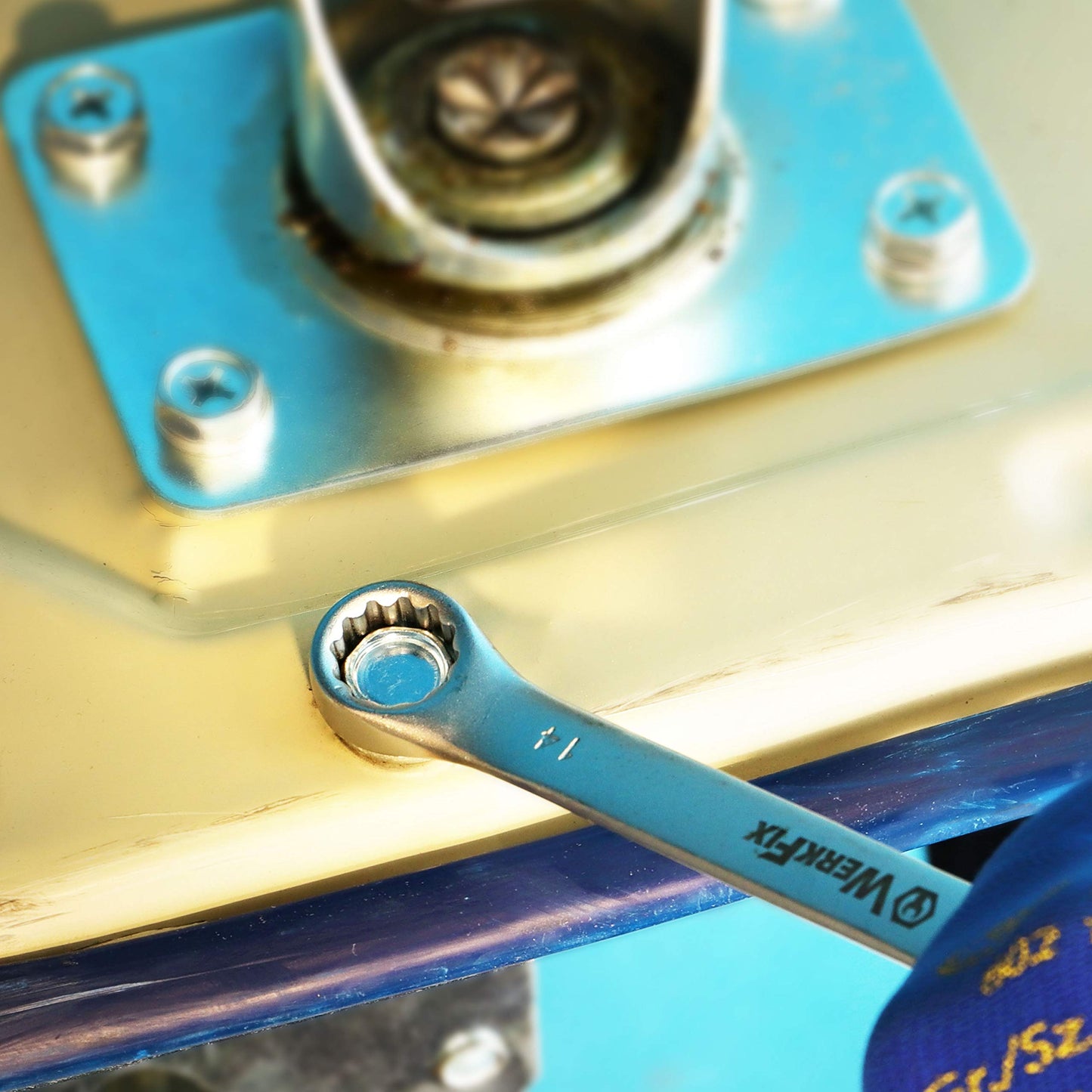 - WerkFix Combination Spanner Set 15-Piece 6-21 mm