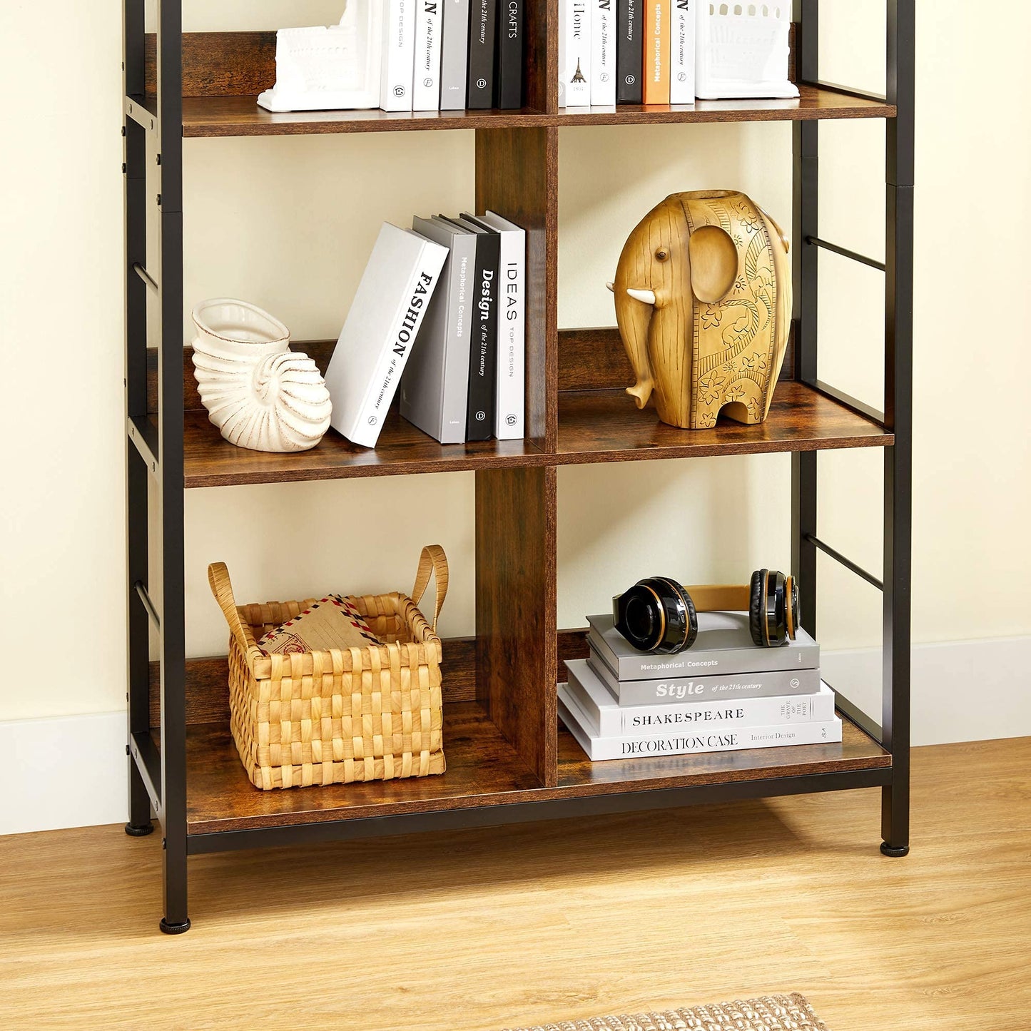 - VASAGLE Bookcase, Bookshelf, Ladder -