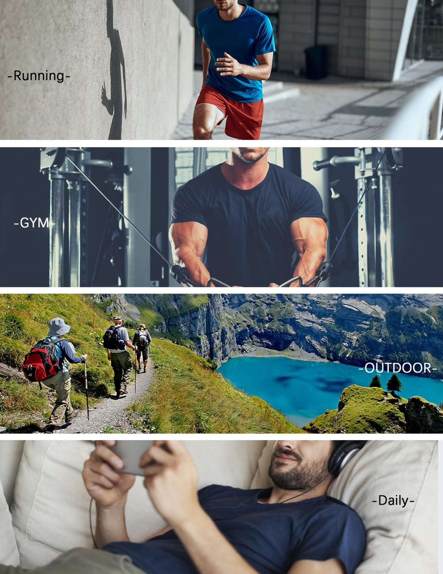 - Rolimaka 6 Pack T Shirts | Quick Dry Short Sleeve Sport Shirts | Moisture Wicking -