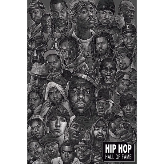 - Grupo Erik Hip Hop All Stars Poster | 24 x 36 Inches/91 x 61.5 cm | Wall Art Posters and Print Posters -