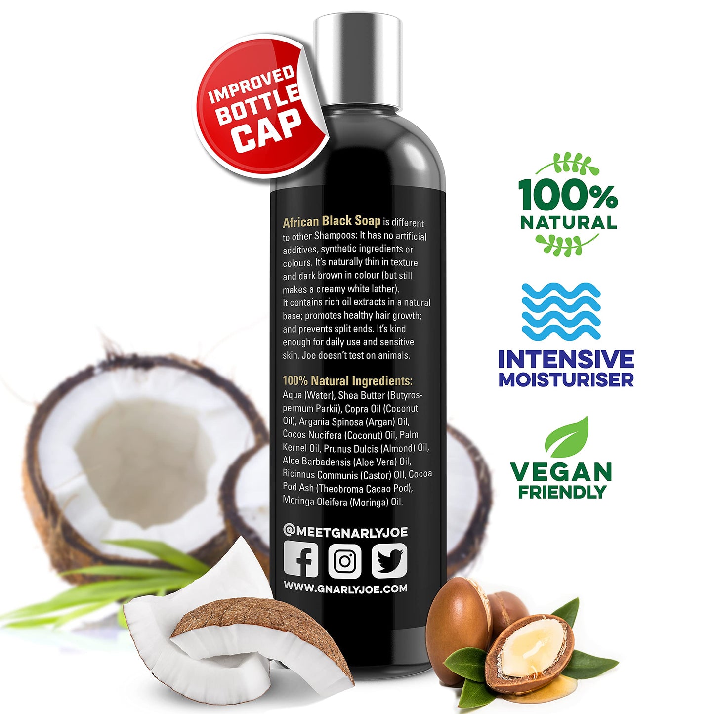 - Gnarly Joe Beard Shampoo for Men | 250ml -