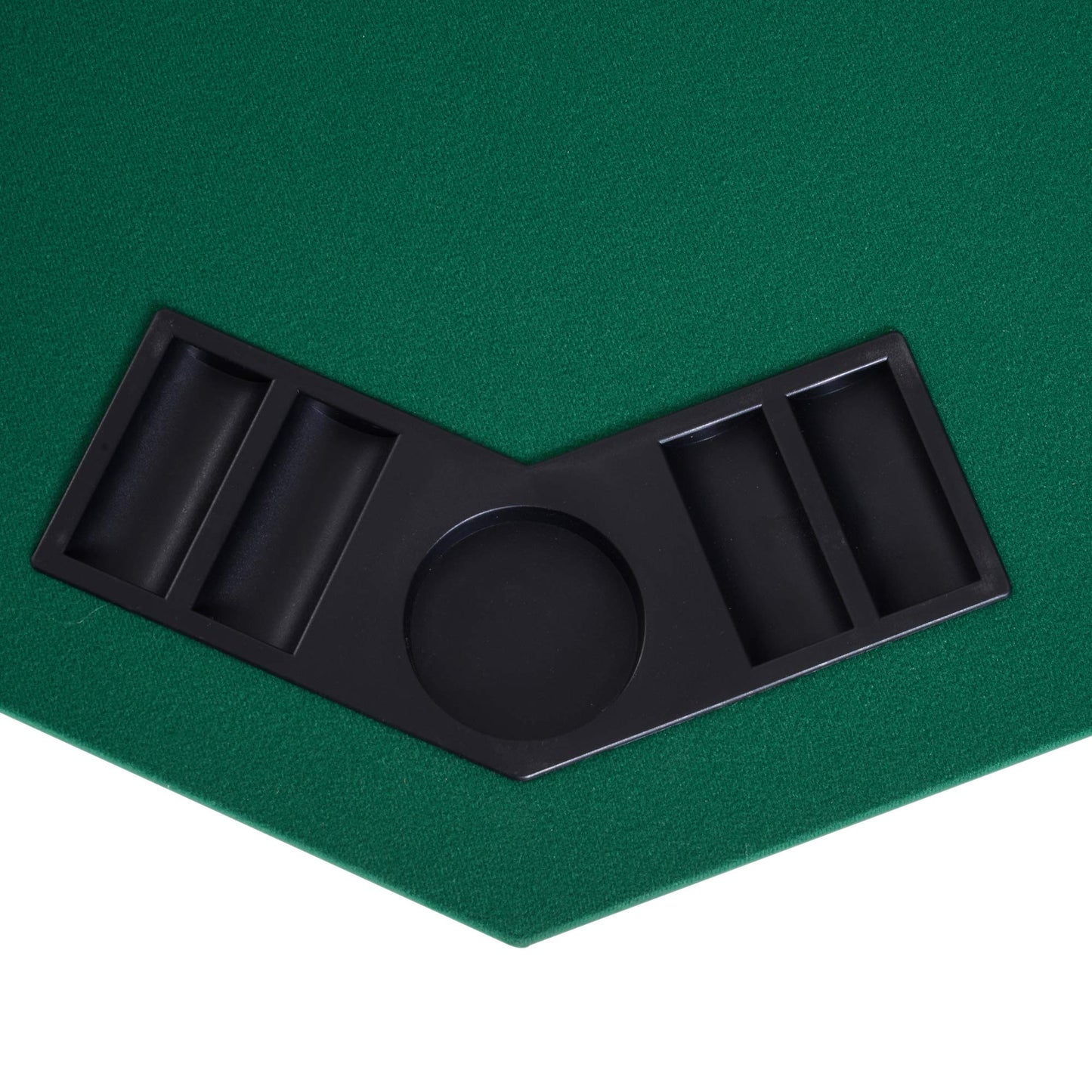 - HOMCOM 1.2m/48 Inches Foldable Poker Table Top | 8 Players -
