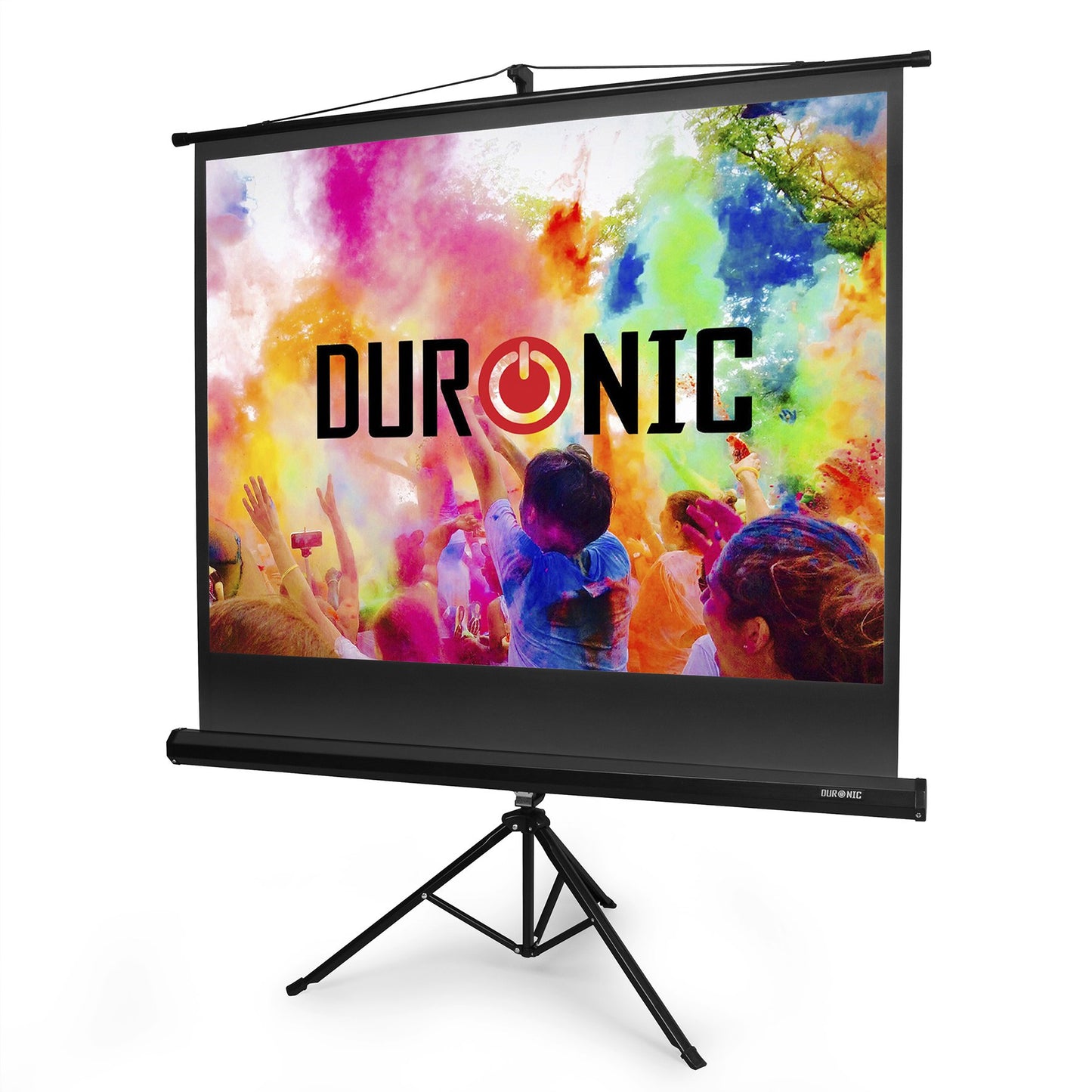- Duronic Projector Screen TPS60 /43 60" | Portable Tripod Projection Screen | (Screen: 122cm (W) X 91cm (H) 4K / 8K Ultra HDR 3D Ready -