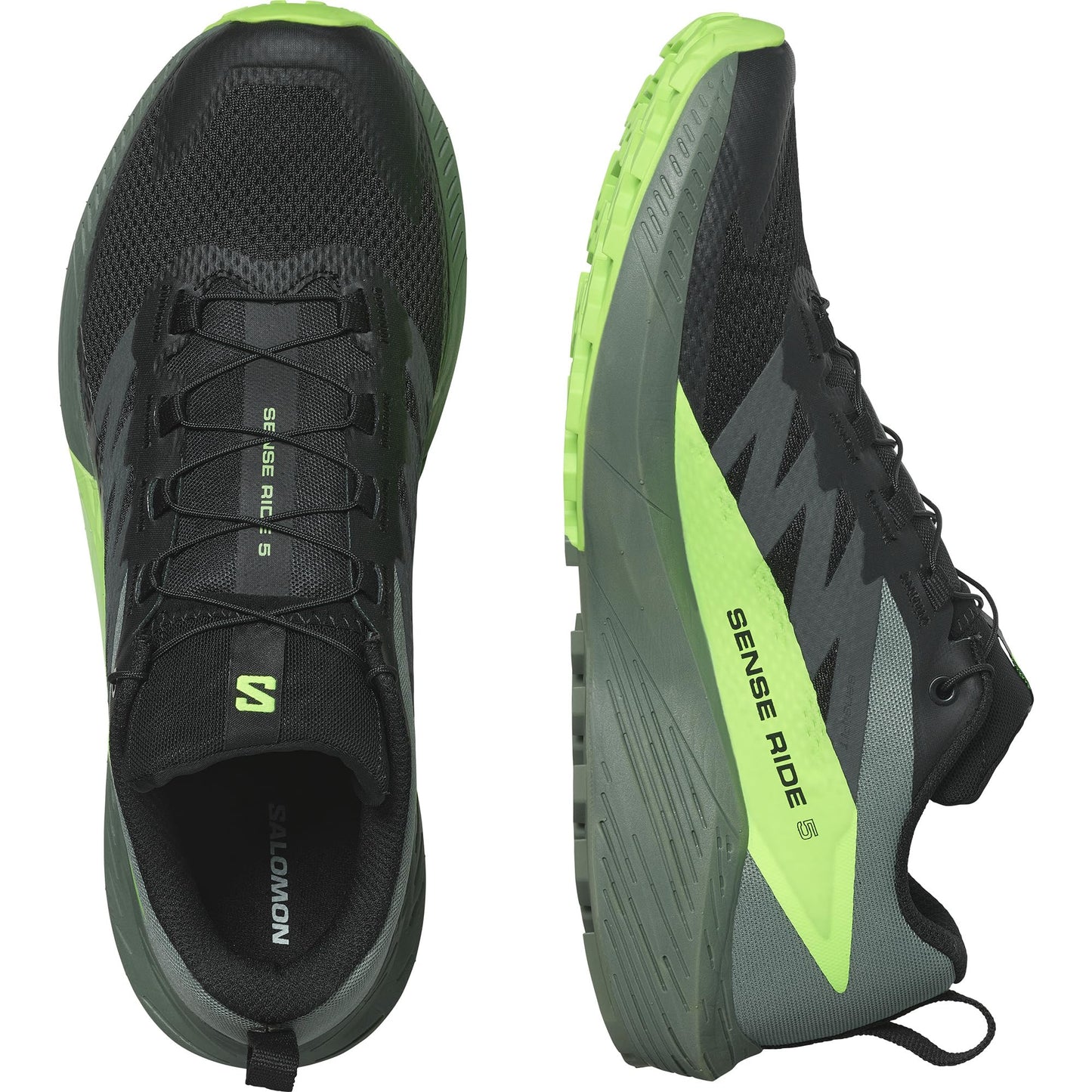 - Salomon Sense Ride 5 | Men's Trail Running Shoes | Cushioning and Response -