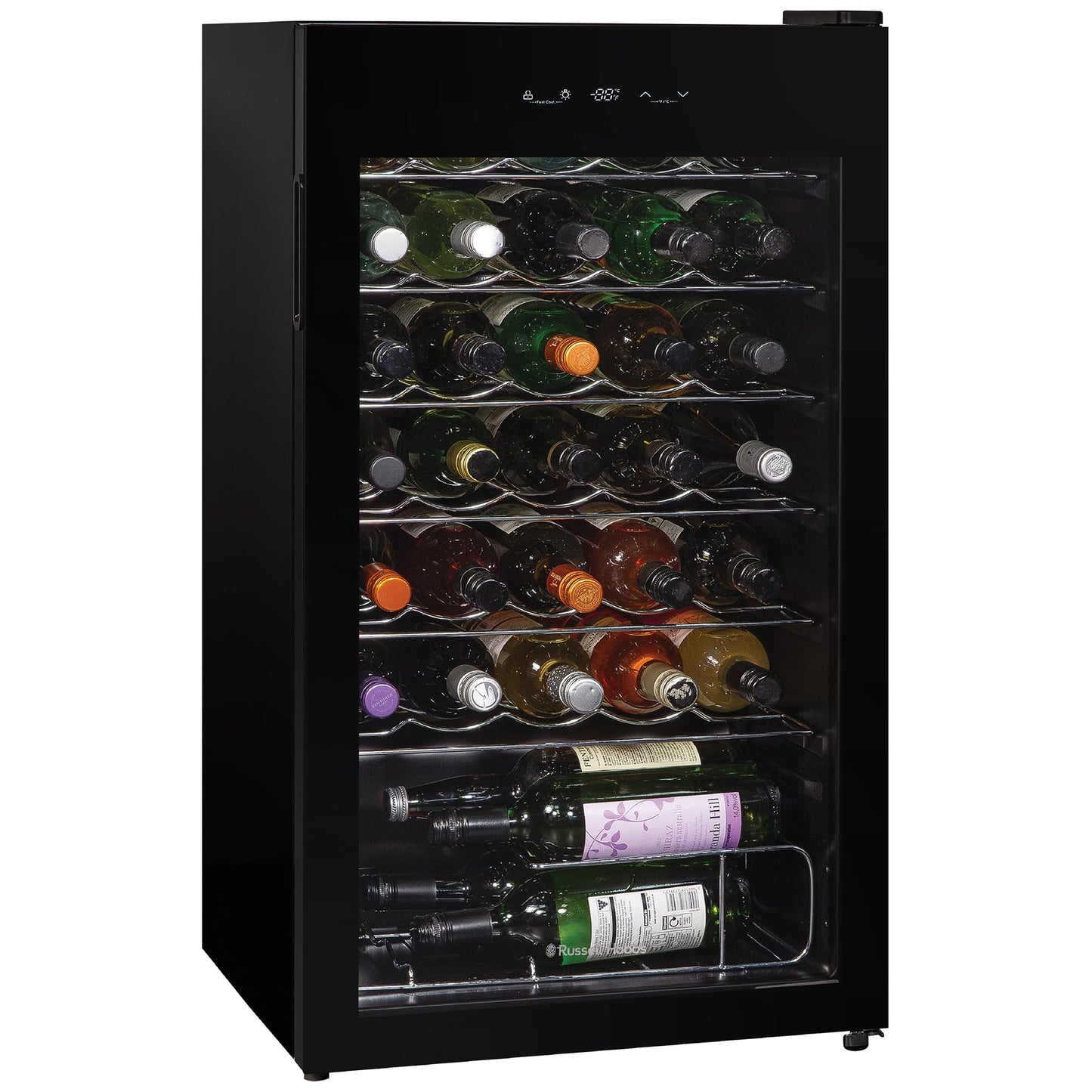 - Russell Hobbs Undercounter Fridge | 93 Litre/34 | Freestanding Wine & Drinks Fridge -