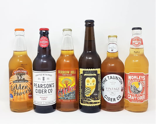 Craft Cider Gift Set - 6x 500ml Bottles Sparkling Medium-Dry Cider