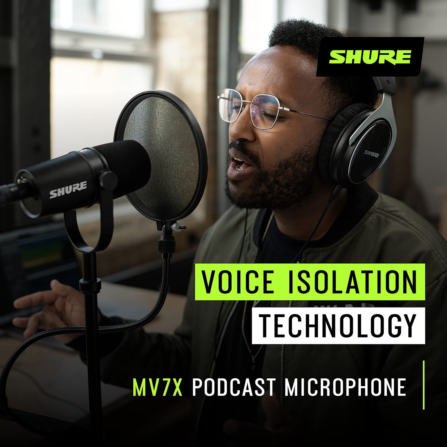 - Shure MV7X XLR Podcast Microphone | Pro Quality Dynamic Mic for Podcasting & Vocal Recording | Black -
