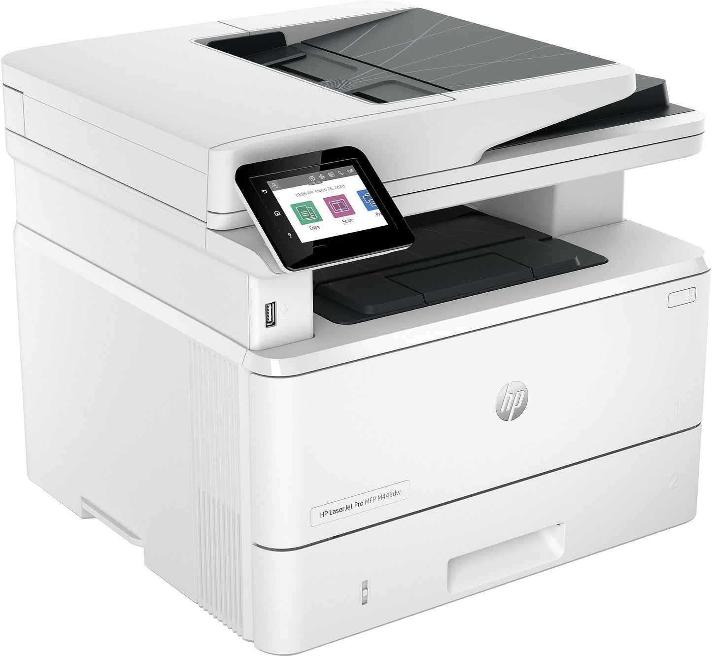 - HP Laserjet Pro MFP 4102dw Laser Printer | Black and White | Printer for Small Medium Business | Print, Copy, Scan, ADF | 2-Sided Printing | Dual-Band Wi-Fi, Ethernet | Instant Ink for Toner Available -