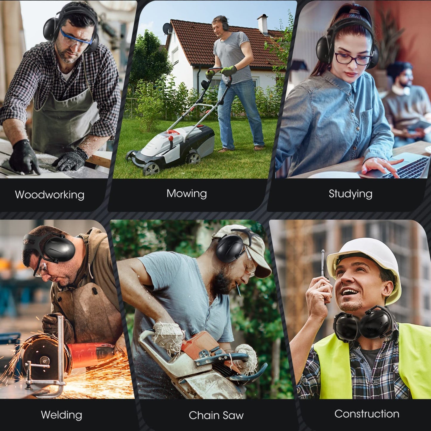 - Ear Defenders | Noise Reduction Safety Ear Muffs | Hearing Protection -