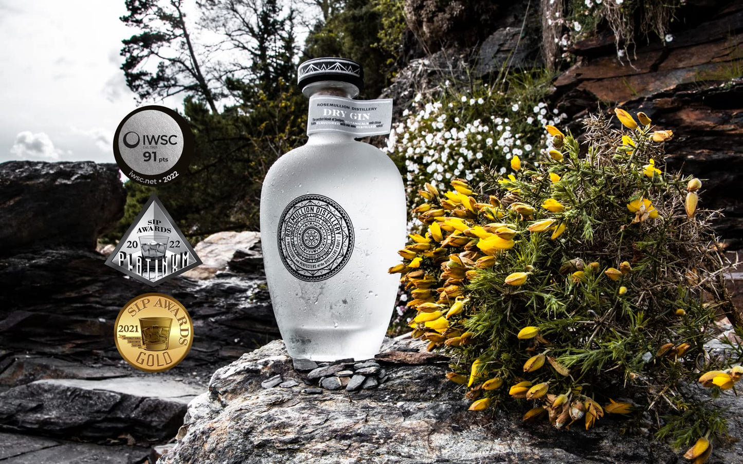 - Rosemullion Dry Gin | Multiple Award Winning Small Batch Gin | Handcrafted Bold Classic Gin -